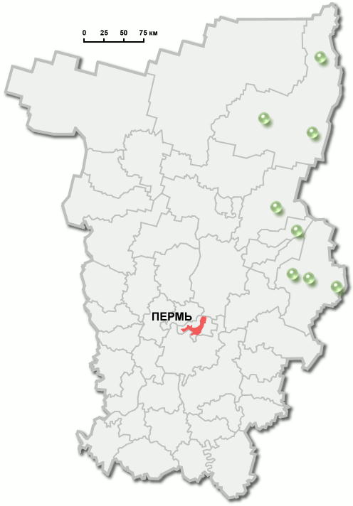 Интерактивная петрографическая карта Пермского края