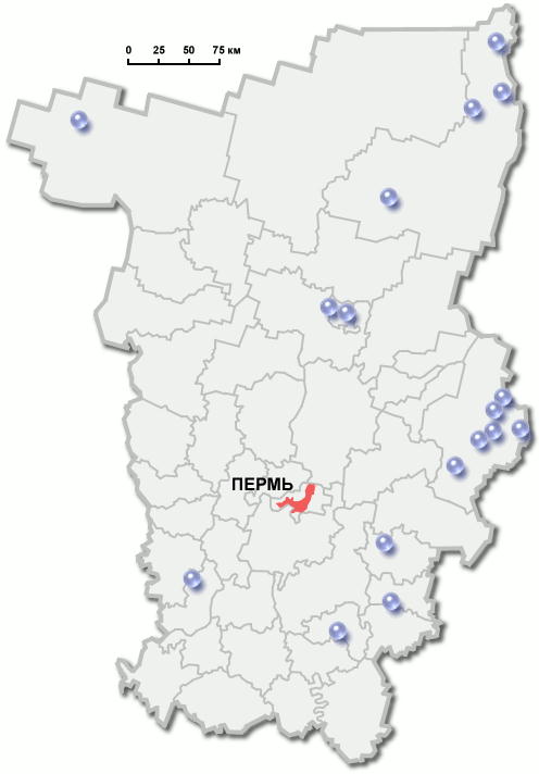 Интерактивная минералогическая карта Пермского края